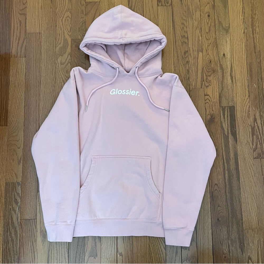 Glossier Original Pink Hoodie
